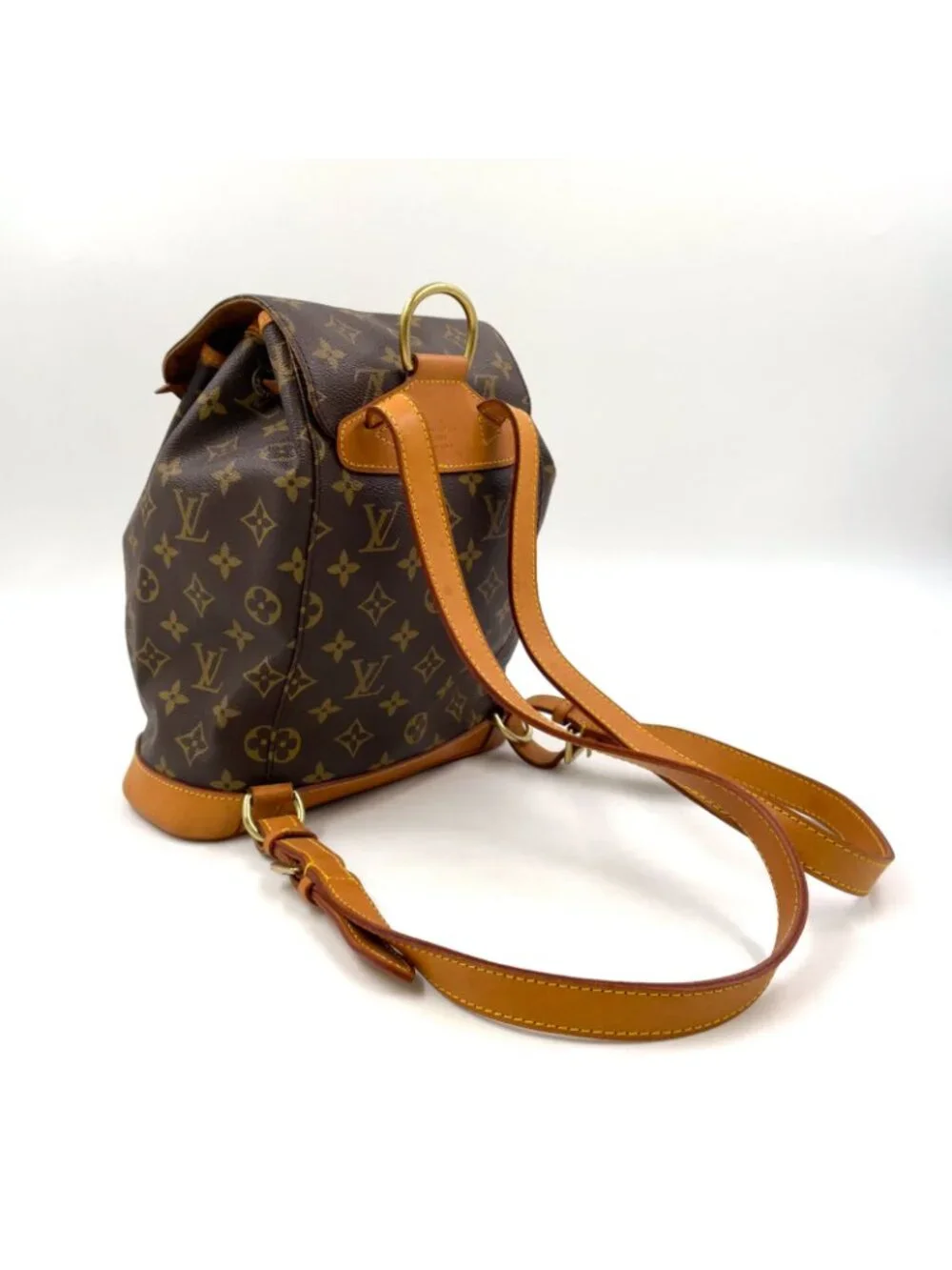 Louis Vuitton Montsouris MM Monogram Leather Backpack